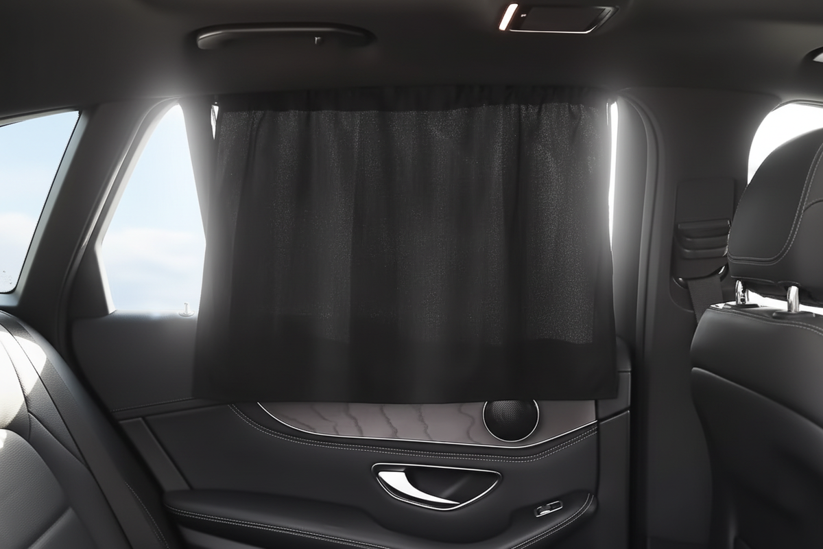 Car Window Curtain – Against Car Window