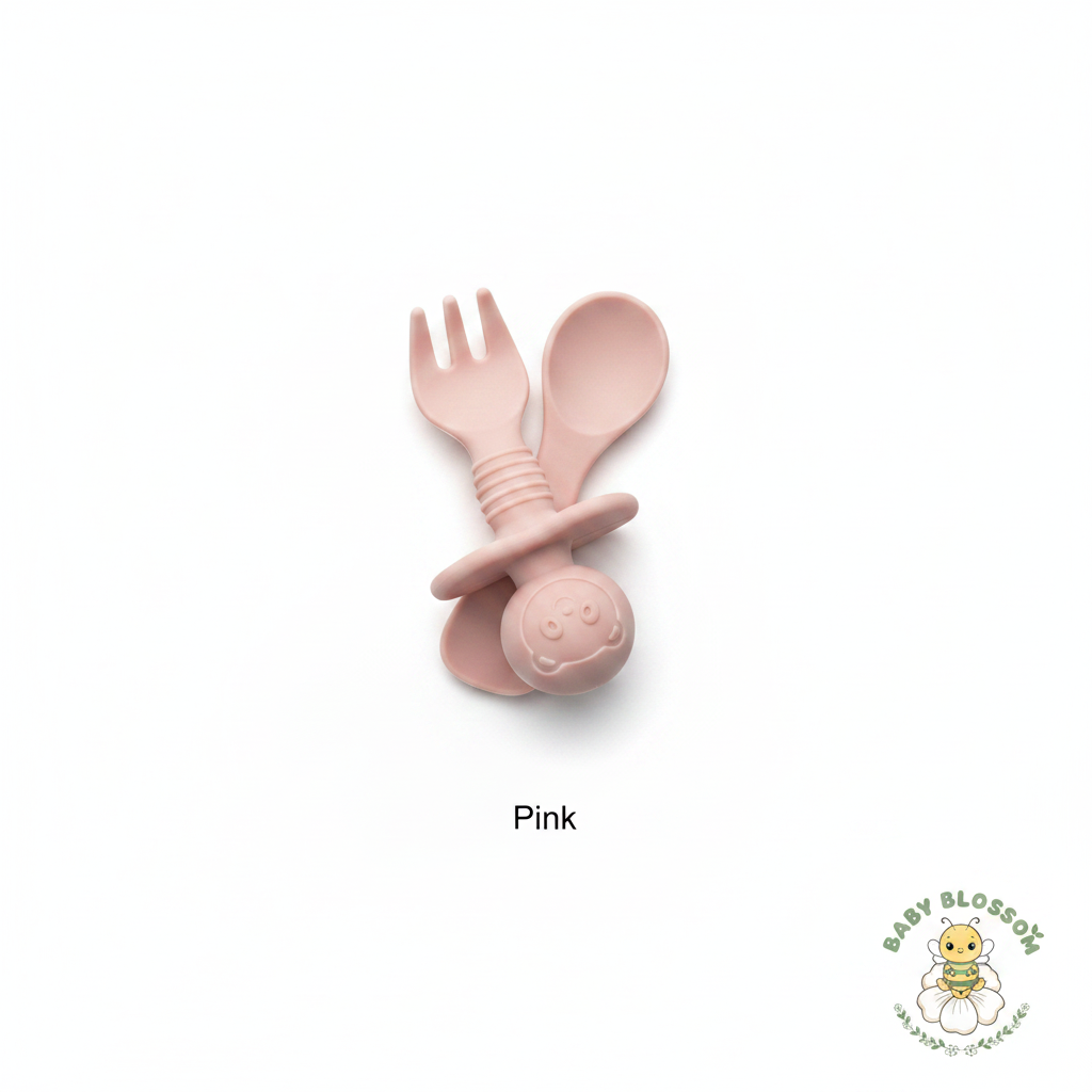 Pink Bear Cutlery