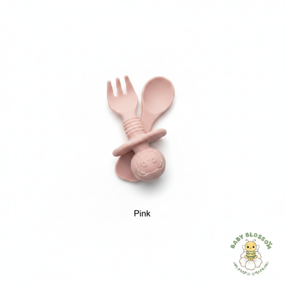 Pink Bear Cutlery
